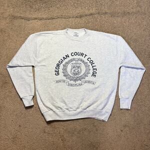 VINTAGE GEORGIAN COURT COLLEGE SWEATSHIRT Pullover 90’s Men’s Sz XL